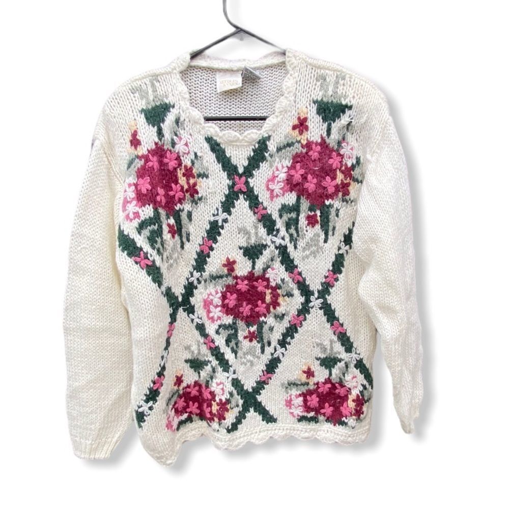 Vintage Needles and Yarn Sweater
